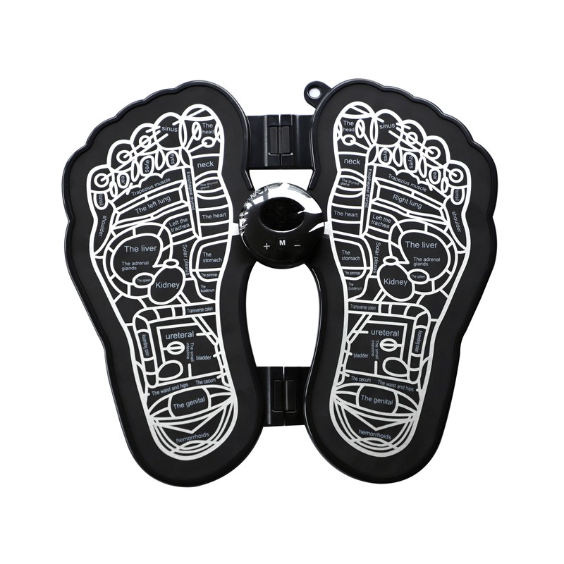 Foot Pulse Massage Cushion Lightweight Foldable Six Modes Foot Massager