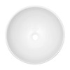Beslend Round Bathroom Vessel Sink Bowl - 16x16 inch Modern