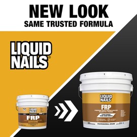 Liquid Nails Fiberglass Reinforced Panel Adhesive (FRP-310) 3.5 gal, White, 3.5 gallon
