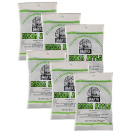 Claey's Green Apple Hard Candy 6 pack - 6 oz bags
