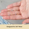 MAX + STONE 14k 5mm Yellow Gold Small Script Initial