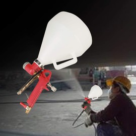 Air Hopper Spray Gun, Ceiling Wall Texture Air Hopper Spray Gun Drywall Render Plaster Painting Tool