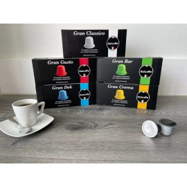 Italcoffe coffee expresso Best Flavor Espresso capsules compatible Nespresso - 100 cap -