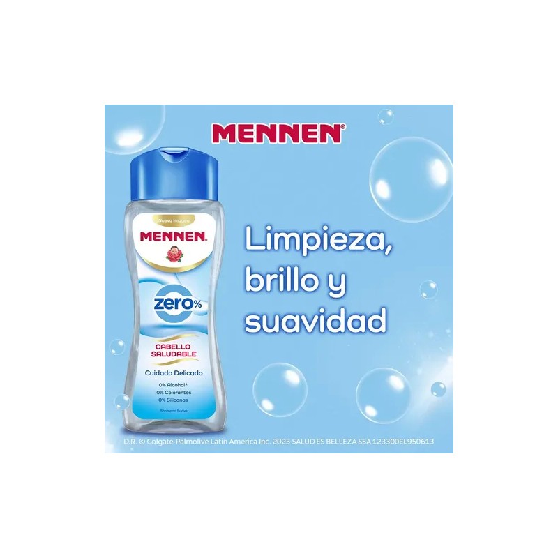 Shampoo Mennen Cabello Saludable Zero 400 ml