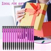 Colarr 100 Pcs Retractable Ballpoint Pen Bulk Pink Shell Medium