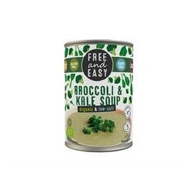 Free & Easy Free & Easy Low Salt Organic Broccoli & Kale Soup 400g