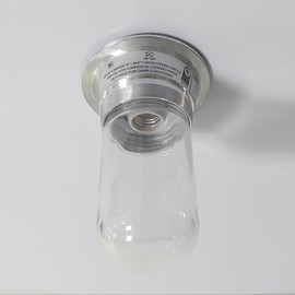 Restaurant Canopy Hood Light Fixture with Thermal and Shock Resistant Globe