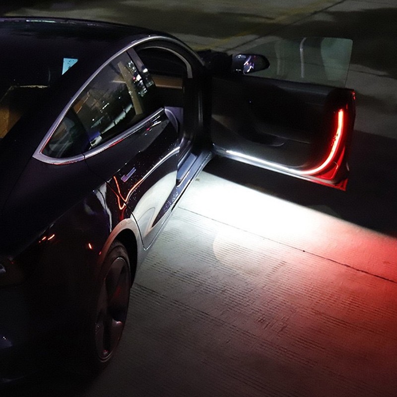 Car Door Light Strip Open Warning Slim Anti Rear End