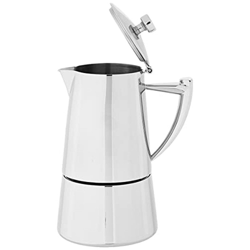 Cuisinox Roma 6-cup Stainless Steel Stovetop Moka Espresso Maker