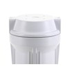 Hydronix HF2-10WHWH14, 10" White Housing with White Flat Cap For
