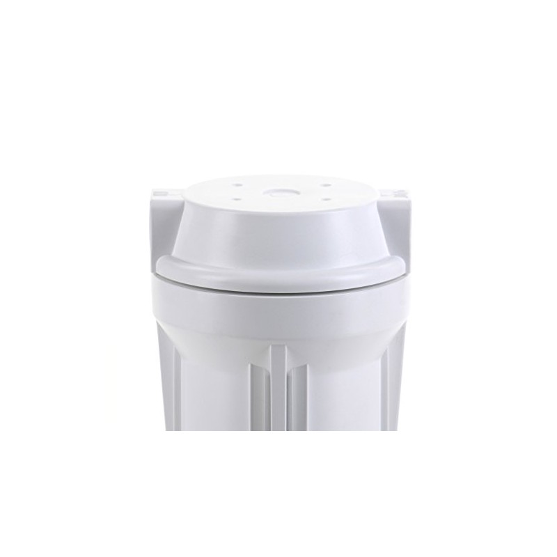 Hydronix HF2-10WHWH14, 10" White Housing with White Flat Cap For