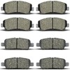 ALADICHE Front Rear Brake Pads Compatible with 2008-2013 Nissan Rogue,for