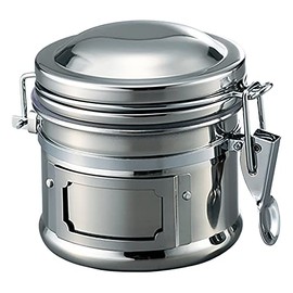 As One Storage Bottle with Stainless Steel Lid, φ4.1 x 4.3 inches (105 x 110 mm), 23.0 fl oz (650 ml) /1-3298-13