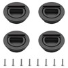 MOROBOR Round with Pull Ring Embedded Handle, 4pcs Tatami Hidden