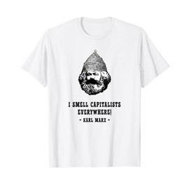Karl Marx with Tin Foil Hat, Tinfoil hat, funny Marx T-Shirt