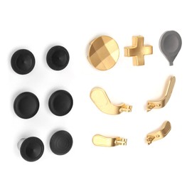 Metal Thumbsticks Joysticks Swap Replacement Parts,Gamepad Swap Joysticks Paddles Accessory Replacement for One Elite Series 2 Controller