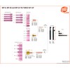 SÜA - Alumina Nozzle Cups for TIG Welding Torches Series