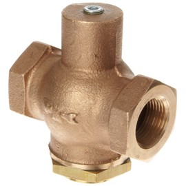 Kingston 205 Series Brass Horizontal Anti-Hammering Check Valve, 1/2" NPT Female