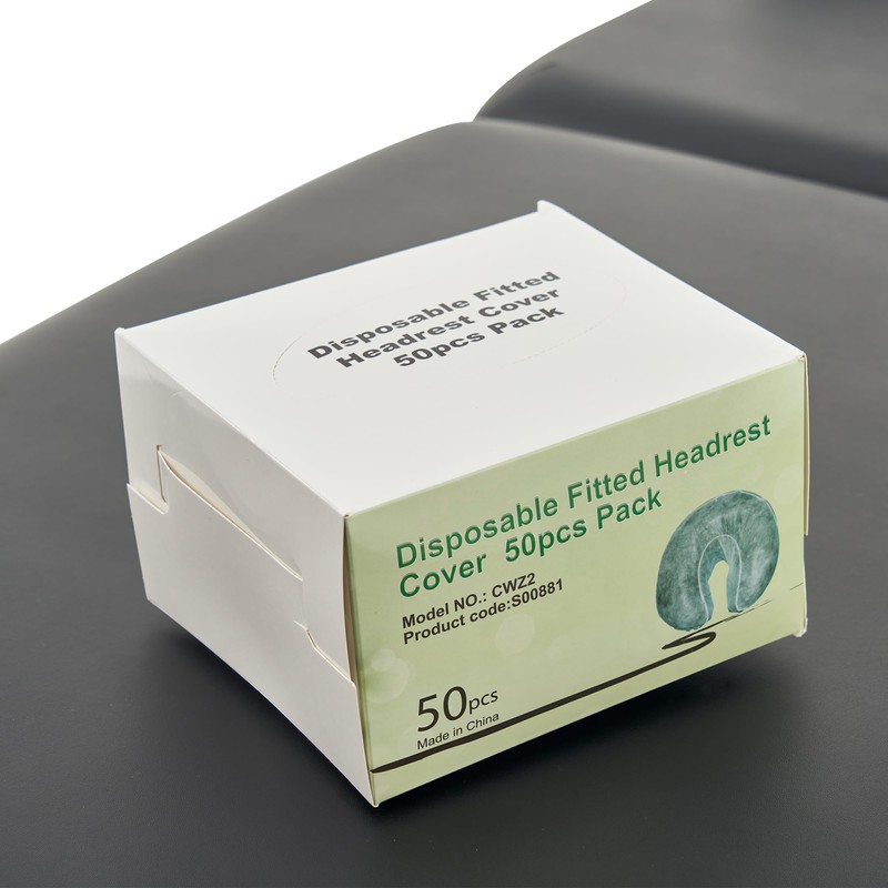 Master Massage Disposable Fitted Soft Headrest Cover for Massage Table