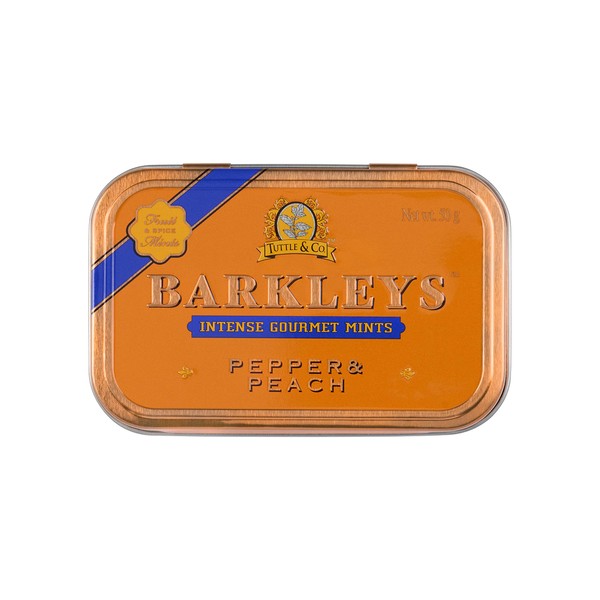 Barkleys Pepper & Peach Gourmet Mints 50 g
