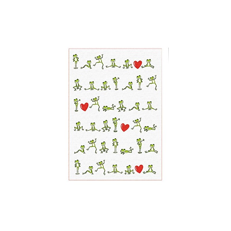 Tea Towel TRIOLINO Cotton Tea Towels Pack of 3 Frogs