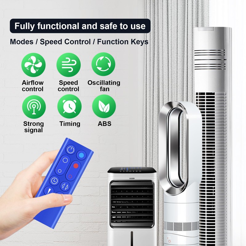 Snrigw Replacement Remote Control for Dyson HP00/HP01 Compatible with Hot+Cool