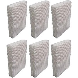 GULUANT 6 Pack Replacement Humidifier Filter for Vornado H55-C H55 H-55 H55C Models (8-15/16" Length x 7" Width x 1-11/16" Thickness)