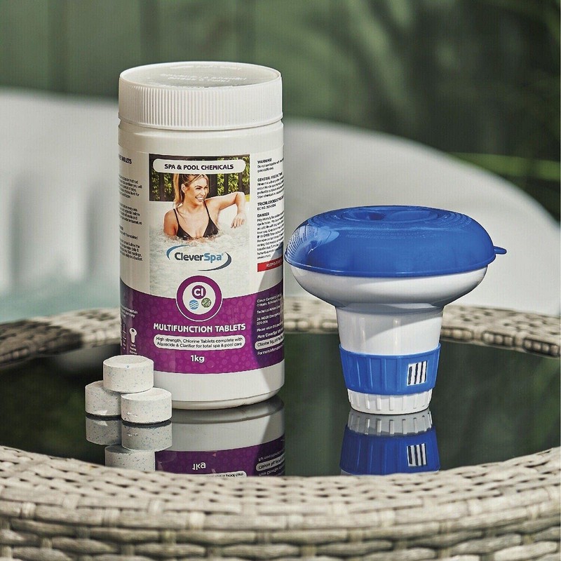CleverSpa 8145 Automatic Floating Chemical Dispenser with Adjustable Dial Feature