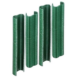 Alberts 530969 Wire Clips Zinc Phosphated Green Plastic Coated Width 22 mm Set of 200