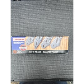 Craftsman Sears Craftsman USA Nos Huge 4PC Locking Plier Set 45614 Laminated New In Box