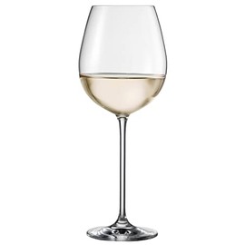 Schott Zwiesel Vinos White Wine Glass (Set of 4), Graceful Wine Glasses for White Wine, Dishwasher Safe Tritan Crystal Glasses, Made in Germany (Item No. 130012), Crystal