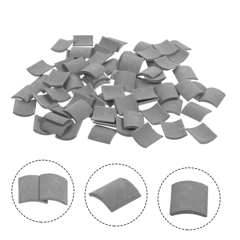 DOITOOL 70pcs Mini Bricks Miniature Building Set Fake Tile Model