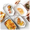 Vitrignis 34oz Small Ceramic Casserole Dishes Set Of 4-1000ml Small