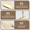 Wobekuy Pack of 2 Cabinet Handles Gold Handles for Kitchen