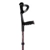 Ziggy Open Cuff Adjustable Crutch - Black Floral