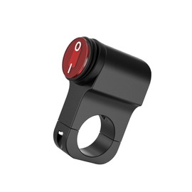 Outanaya Motorcycle Handlebar Switch for Emergency Light Control Compatible with Motorbike Scooter and ATV Durable Motorcycle Accessories for Handlebars