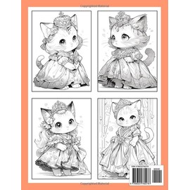  Creative Haven Princess Kittens Coloring Book: Princess Kittens Coloring Page, Adorable Designs Inspired by Royal Feline Friends