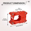 CPOWACE Sporty Key Shell Compatible with Can-Am Ryker/Outlander Accessories Red