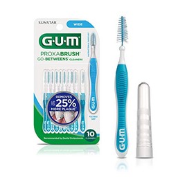 GUM Go-Betweens Proxabrush Cleaners Wide (Pack of 3 (10 Ct))