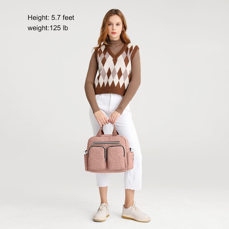 Kono Baby Changing Bag Weekender Travel Nappy Tote for Mom