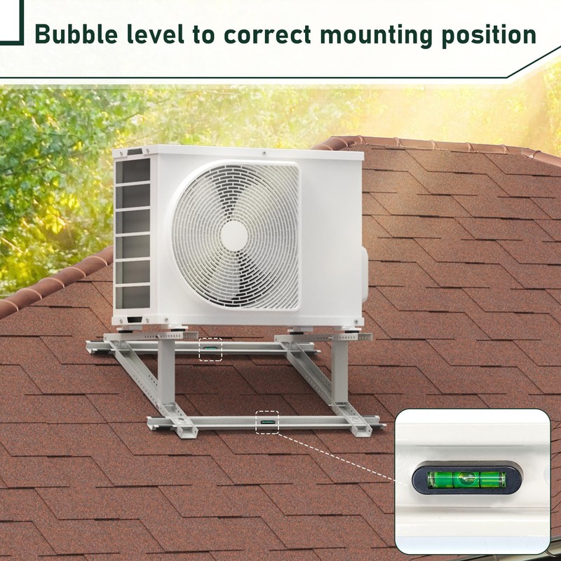 Flehomo Air Conditioner Rooftop Mount Bracket for Mini Split Air