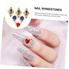 Healvian 150pcs Nail Rhinestones for Women Nail Gems Charms for