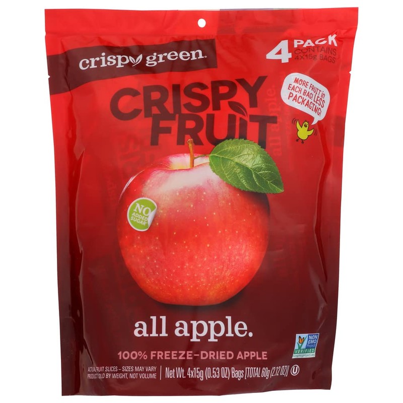 CRISPY GREEN Freeze Dried Apple, 2.12 OZ