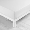 douceur d'intérieur, Oscar White Microfibre Fitted Sheet 160 x 200