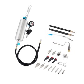 ACROPIX Fuel Injection Systems Cleaning Tools Car Fuel System Cleaner Kit for Petrol EFI Throttle Car Engine Non-Dismantle Cleaner Machine Fuel Injector Cleaner 600ML 140PSI C80 Car Parts