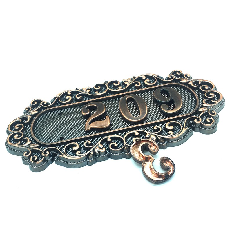 Door Number Plate for Hotel, Apartment, Office, Students Dormitory and