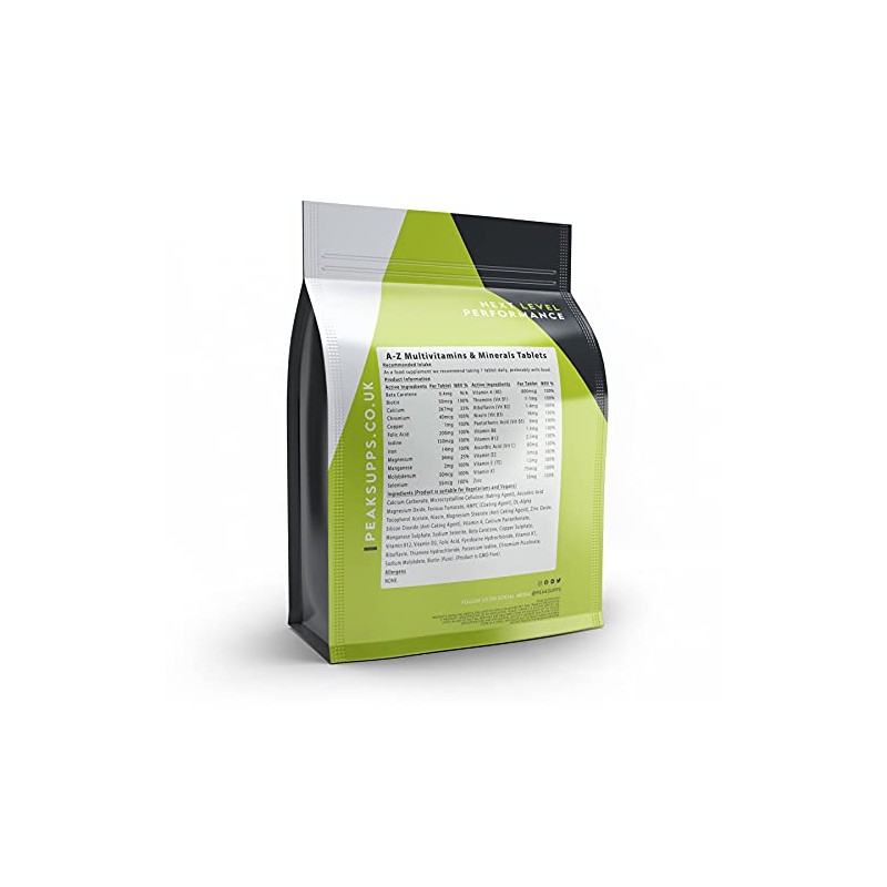 A-Z Multivitamin Tablets | 24 Active Ingredient Complex | Vegan