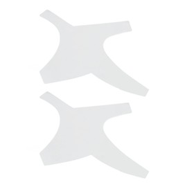 Beard Shaping Styling Tool, Portable Safe 2 Set Compact Size Contour Beard Guide Template Outliner with Pencils for Home (Transparent)