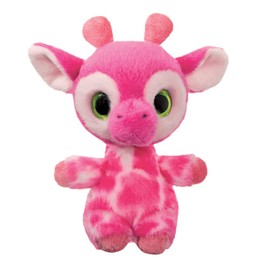 Aurora Gina Giraffe, 15 cm, 61283, Plush Toy, Pink