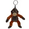 Monkey Key Ring Plush Monkey Brown Cuddly Toy Pendant Bimba